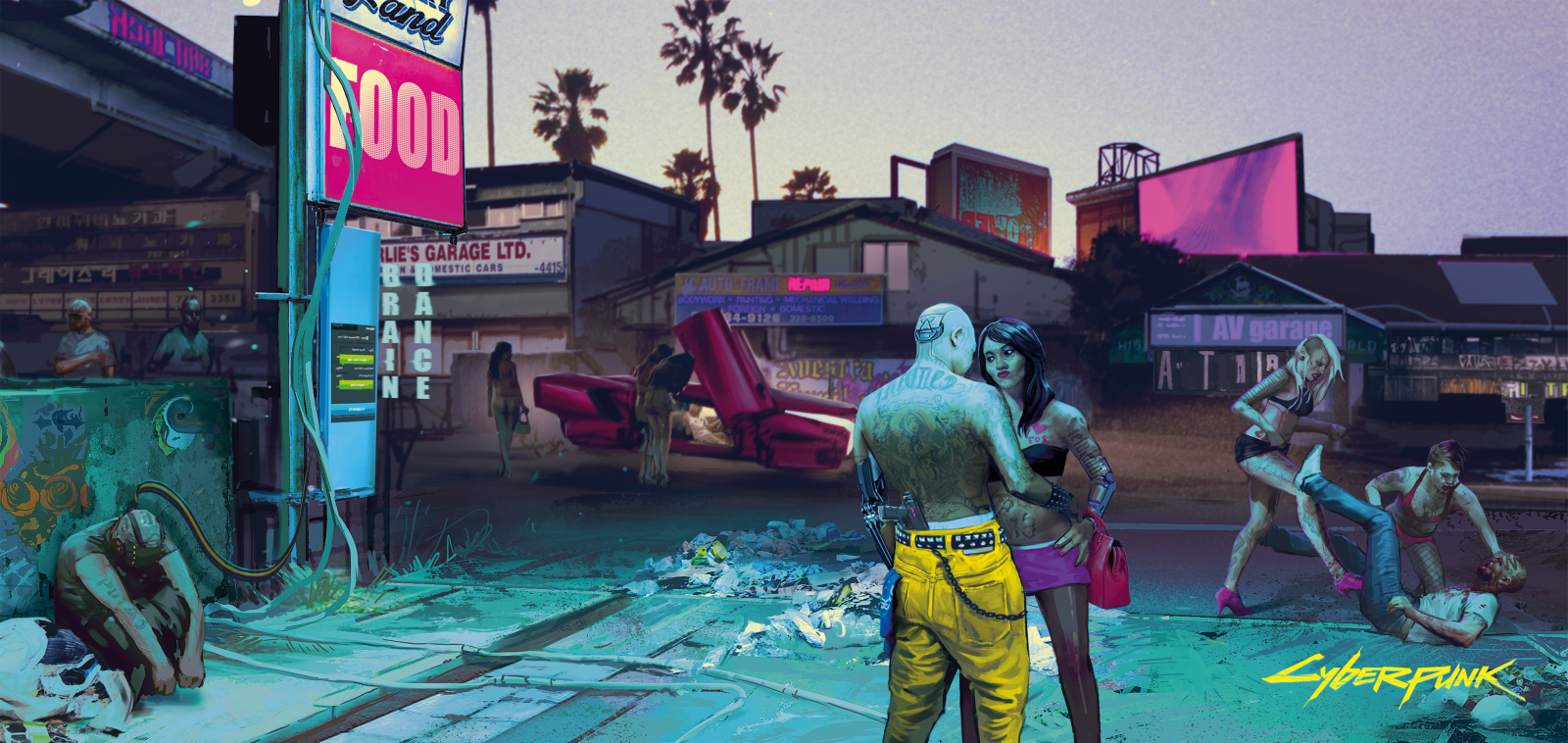Cyberpunk 2077, CD Projekt RED, kobiety, Koncepcja sztuki