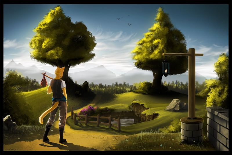 lodne, Anthro, skærmbillede, computer tapet, sollys, prequel