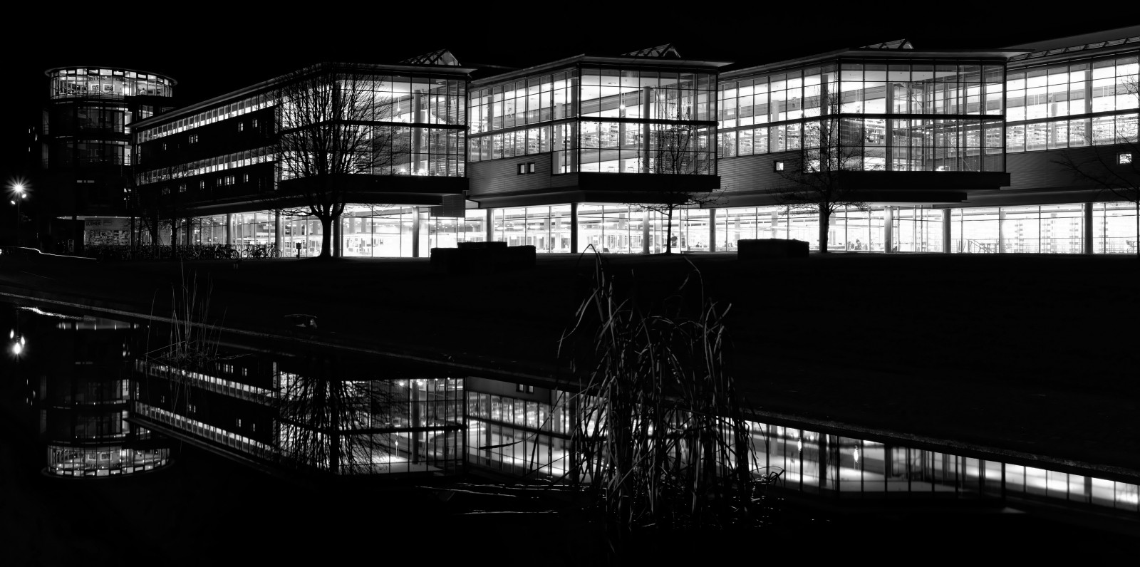 Fondos De Pantalla Larga Exposici n Ligero Blanco Y Negro Bw Reflexi n Monocromo Noche 
