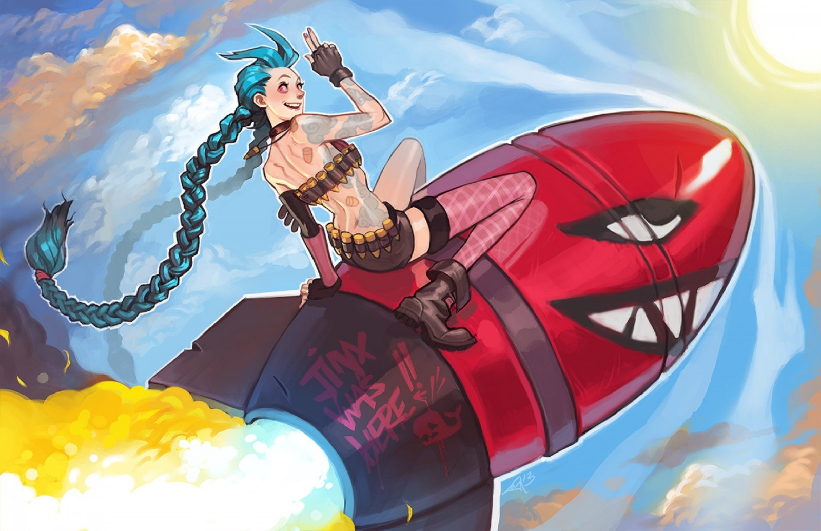 illustrazione, videogiochi, anime, League of Legends, supereroe, Jinx League of Legends, immagine dello schermo, personaggio fittizio, fumetto