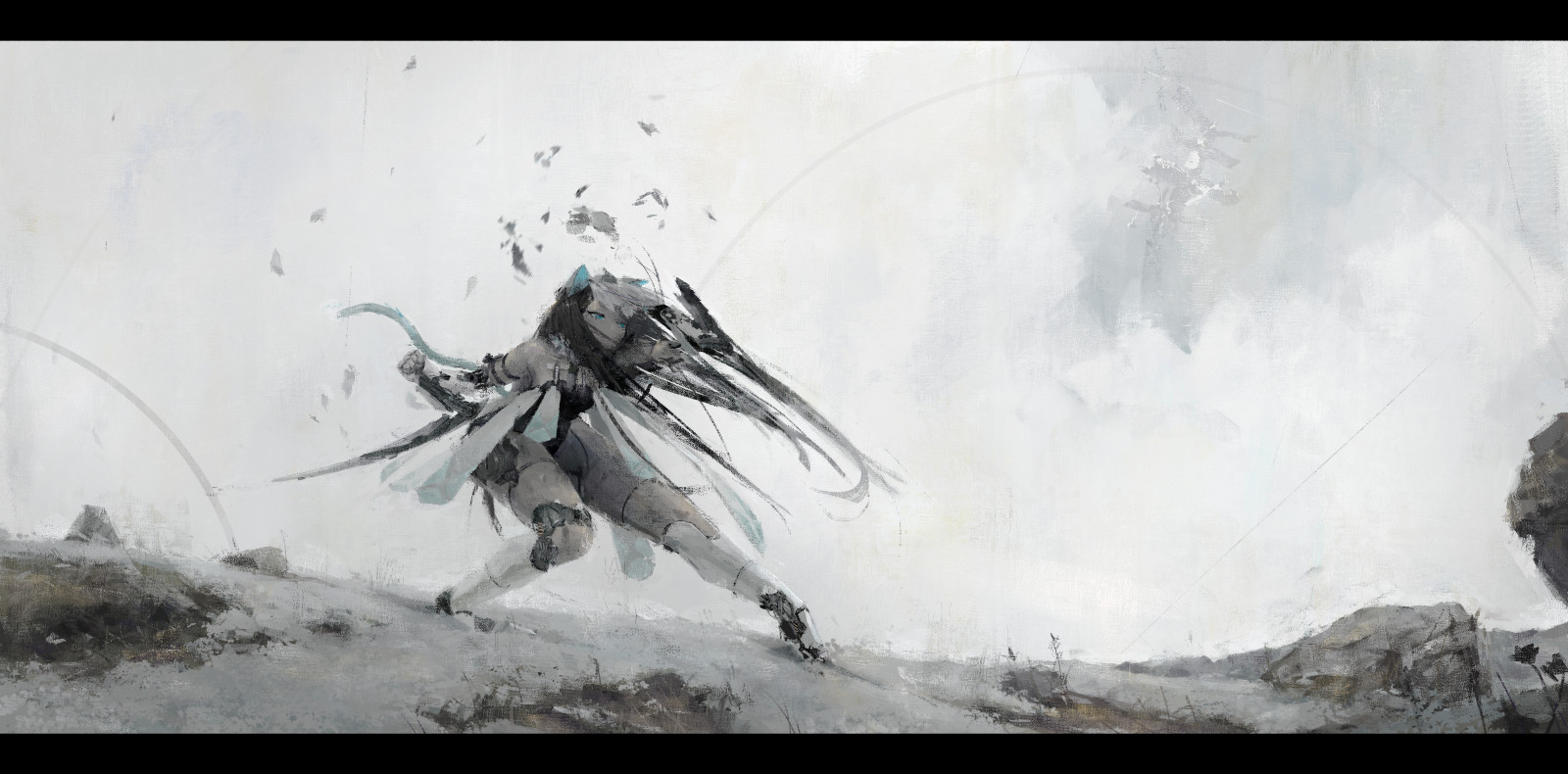 Punishing Gray Raven, krajina, anime dívky, digitální umění