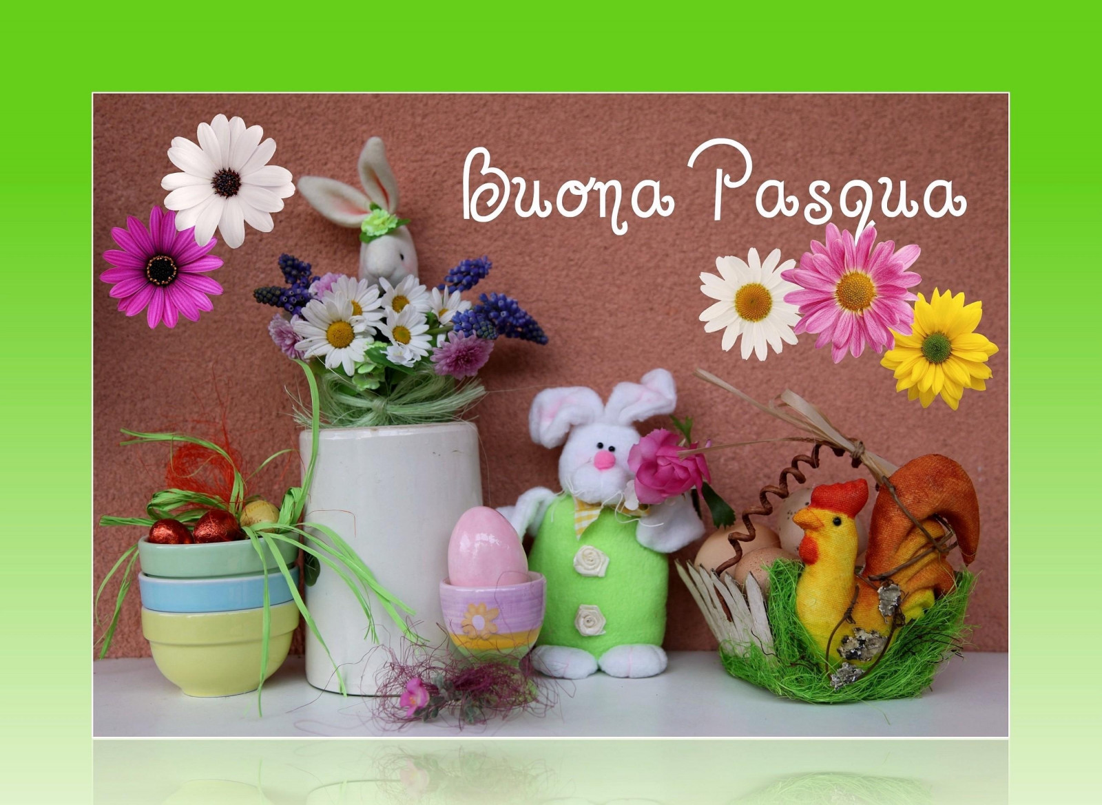 vajíčka, květiny, Dovolená, kohout, velikonoční, UMĚNÍ, květ, zajíčci, píseň, velikonoční zajíček