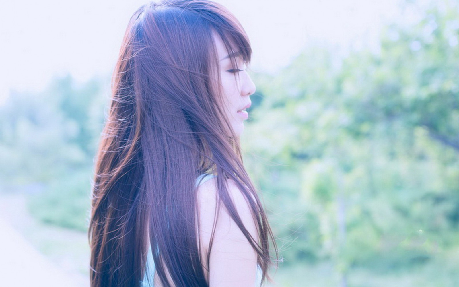 donne, modello, capelli lunghi, asiatico, fotografia, blu, capelli neri, capelli, primavera, capi di abbigliamento, ragazza, bellezza, occhio, biondo, acconciatura, fotografia di ritratto, servizio fotografico, capelli castani, organo