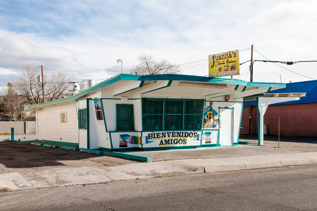 500, Albuquerque, Nové Mexiko, ulice, architektura, panoráma města, Vitríny, us66, znaky, grafiti, powerlines, mraky, stromy, Kánon, eos, 1dsmarkiii, canonef24105mmf4lisusm, fullframe