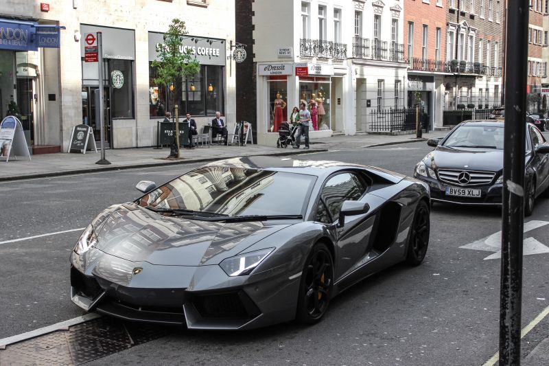 pozemní vozidla, auto, vozidlo, Černá, superauto, silnice