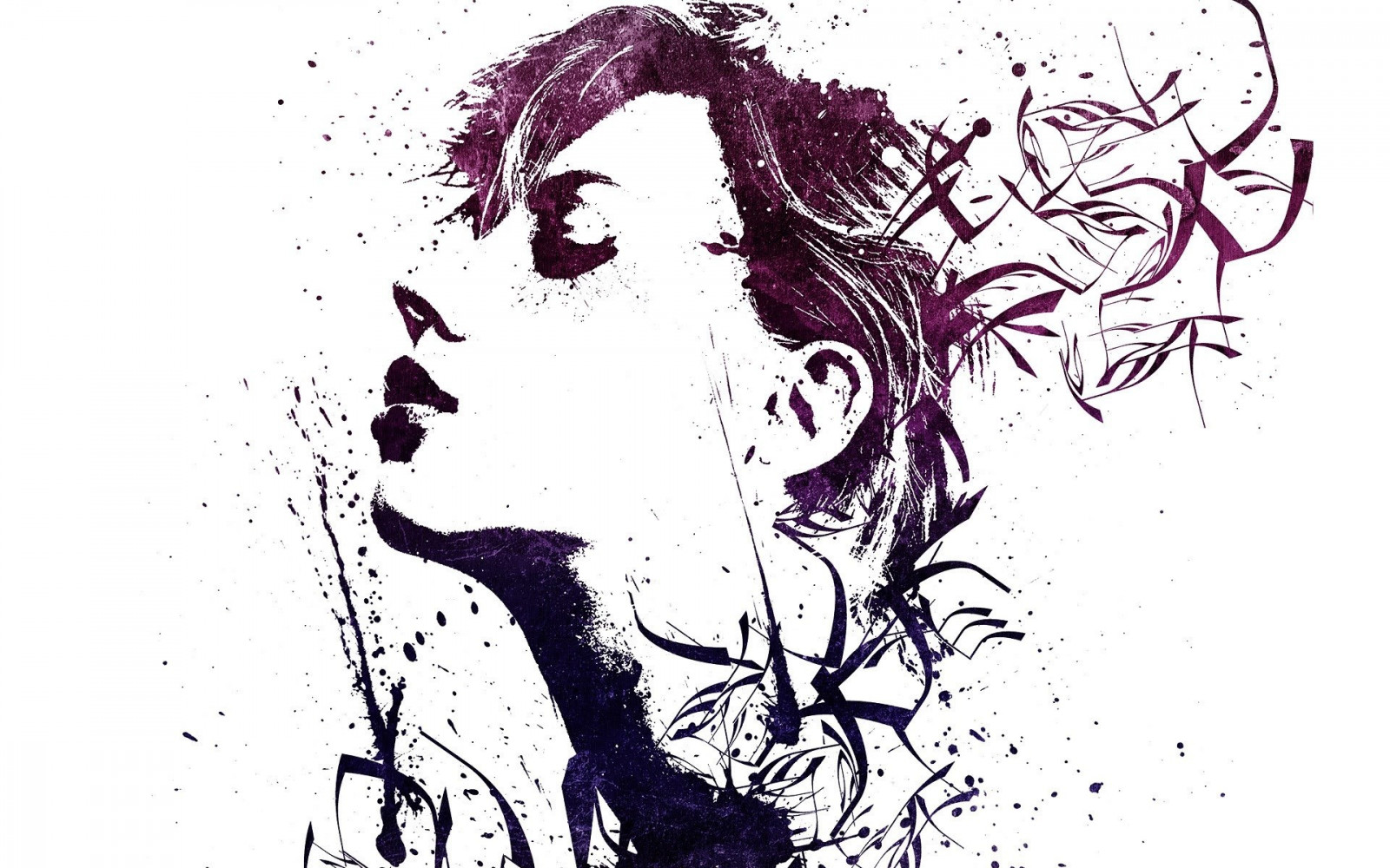 disegno, illustrazione, opera d'arte, cartone animato, vernice splatter, Scarlett Johansson, Alex Cherry, ARTE, schizzo, bianco e nero, fotografia in bianco e nero, font, cifra