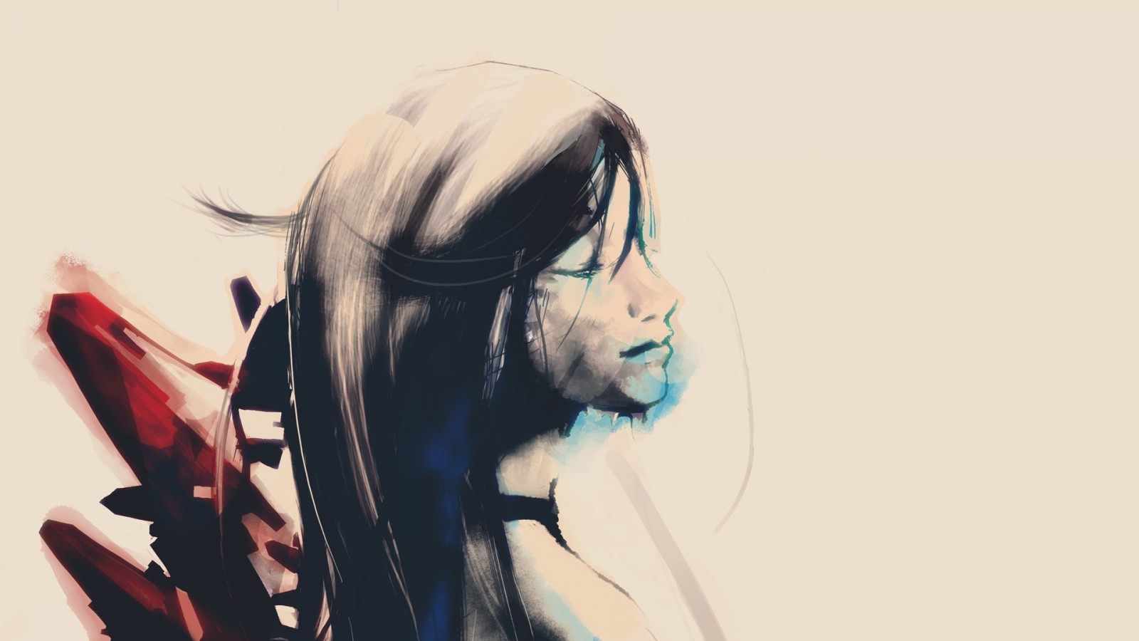 výkres, ilustrace, digitální umění, model, portrét, anime, abstraktní, brýle, umělecká díla, barva postříkat, barva, dívka, krása, oko, dáma, smysl, skica, focení