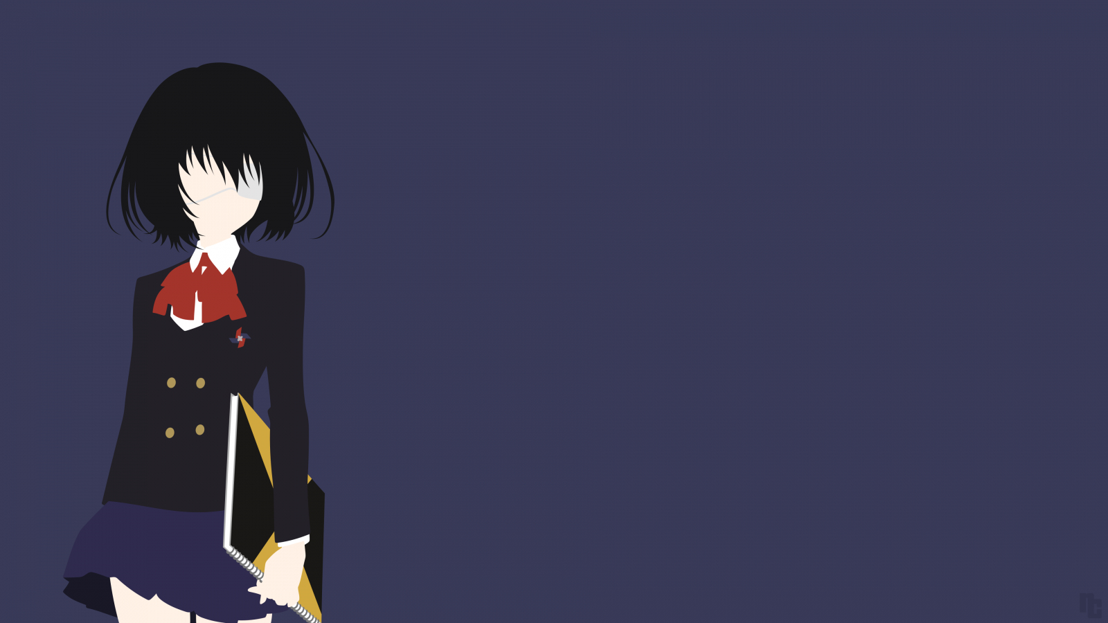 Wallpaper : illustration, anime girls, minimalism, cartoon, Another