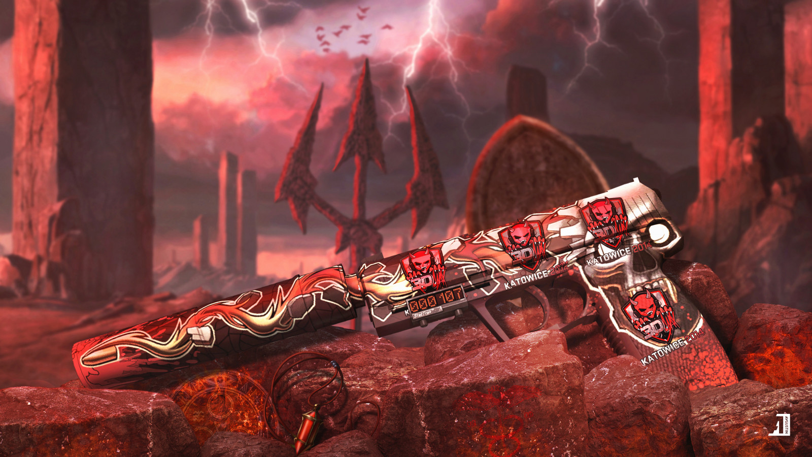 cs, Counter Strike, Counter Strike Global Offensive, อาวุธ, Heckler Koch USP