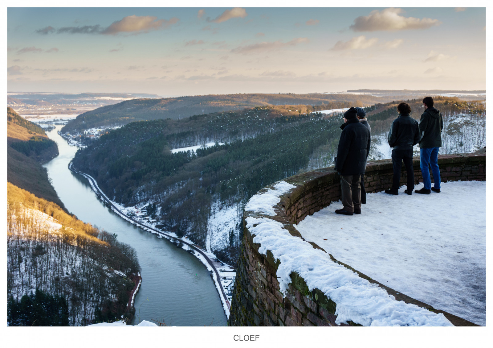 landskab, bakke, vand, natur, himmel, sne, vinter, fotografering, is, aften, frost, Arctic, Fryser, Saarschleife, Saar, træ, bjerg, natur, deutschland, Schnee, iskold landskabsform, Mettlach, Saarland, Norbert, Reimer, Cloef, Orscholz