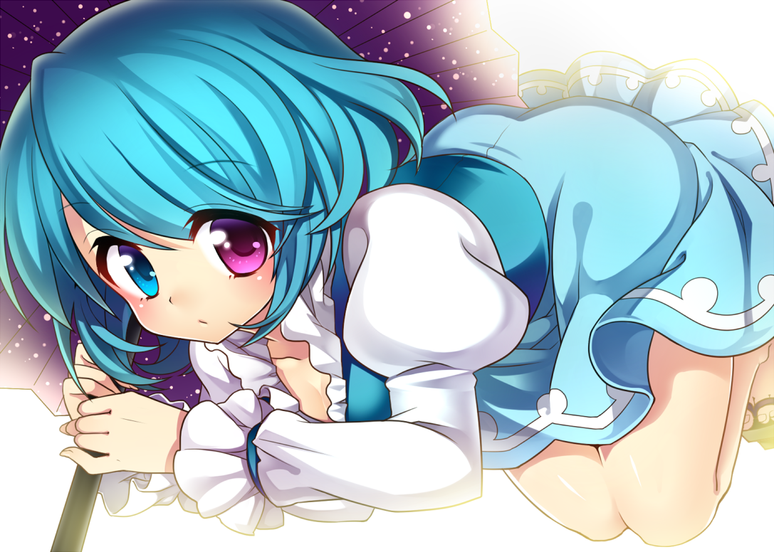 異色腫, 傘, 青い髪, タタラコガサ, 東方