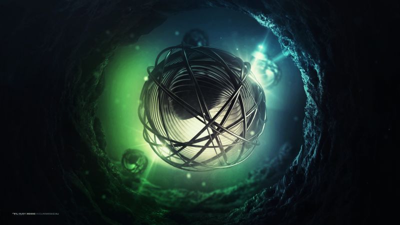 abstraktní, digitální umění, koule, Země, kruh, svět abstraktní, digitální umění, koule, Země, kruh, svět