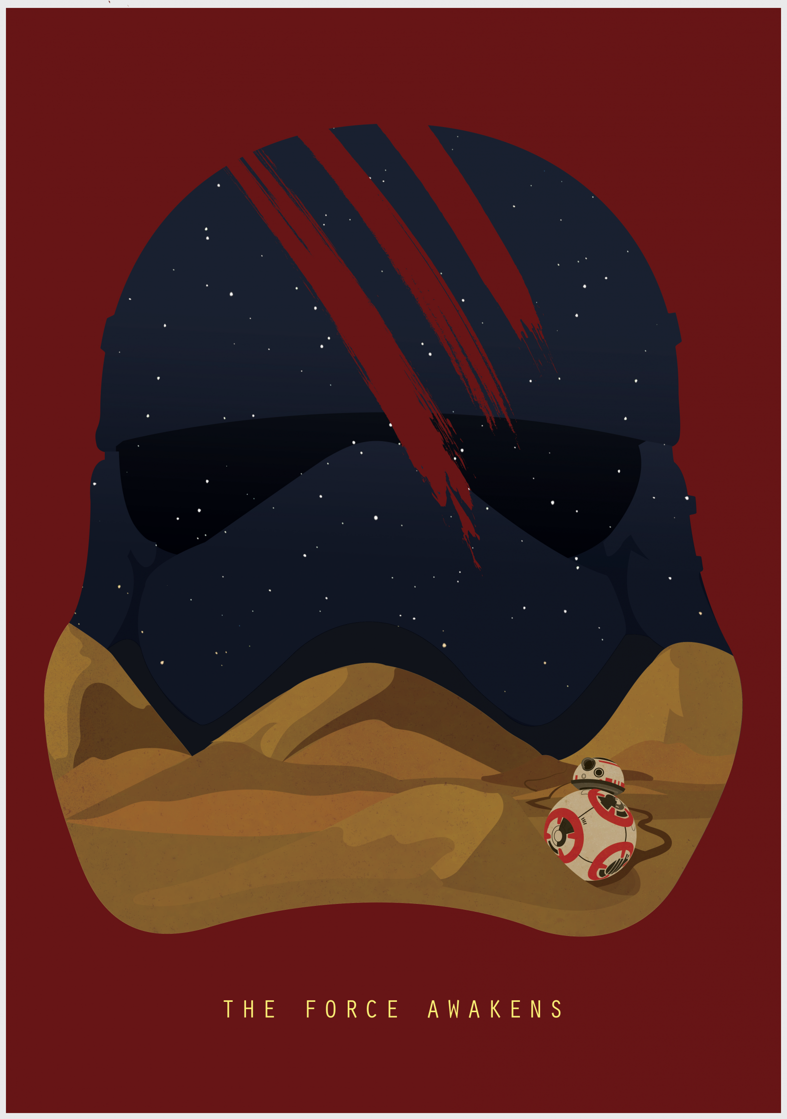 ilustrace, displeje na výšku, umělecká díla, filmy, kreslená pohádka, fan art, Star Wars The Force probudí, plakát, značka, BB 8, Daffy Duck, hlava, orgán