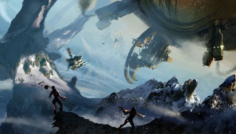 umělecká díla, sci-fi, mytologie, Snímek obrazovky, počítač tapeta, Terén umělecká díla, sci-fi, mytologie, Snímek obrazovky, počítač tapeta, Terén