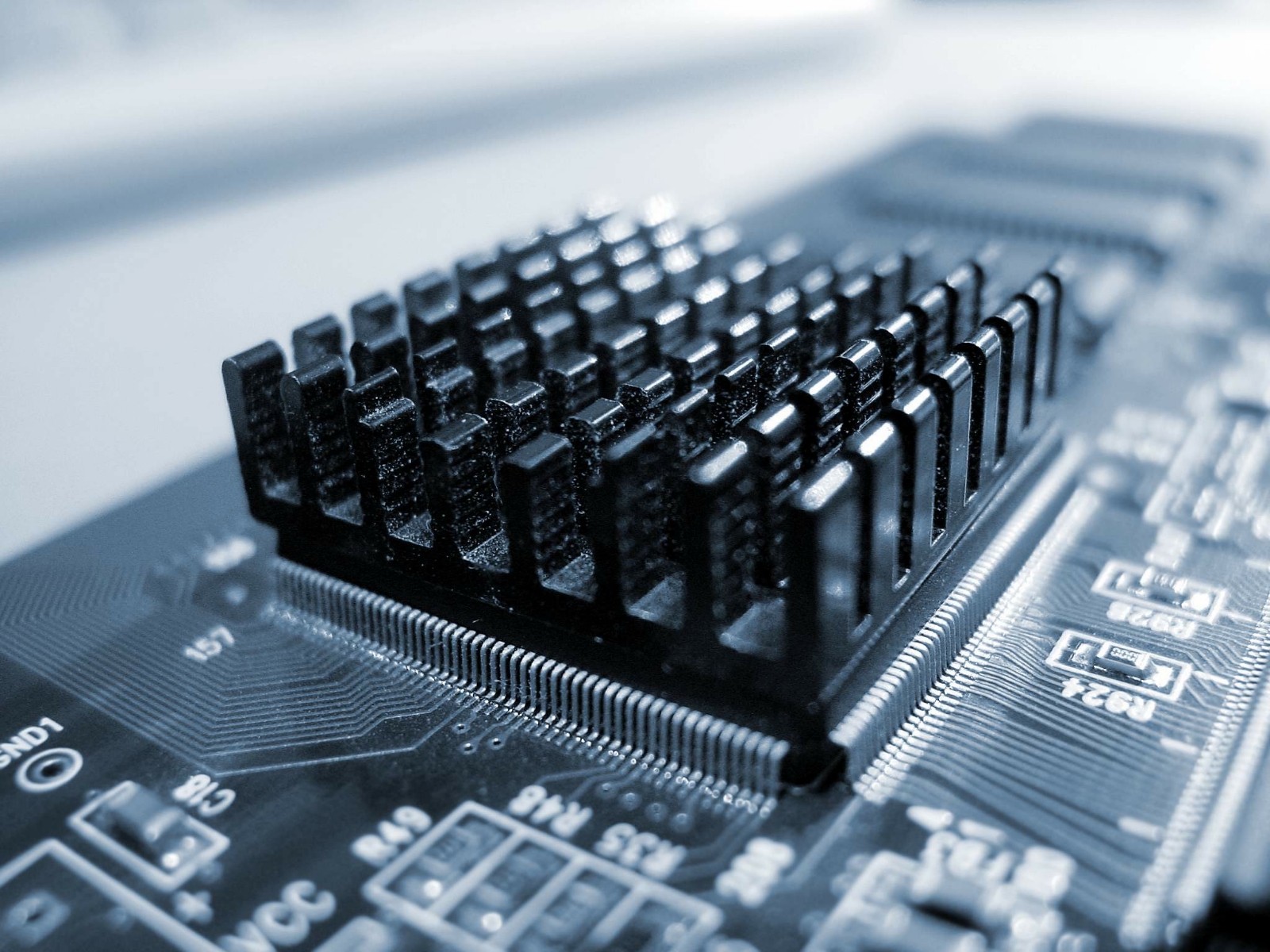 デスクトップ壁紙 モノクロ, 閉じる, 技術, チップ, PCB, ヒートシンク, マルチメディア, パーソナルコンピュータハードウェア