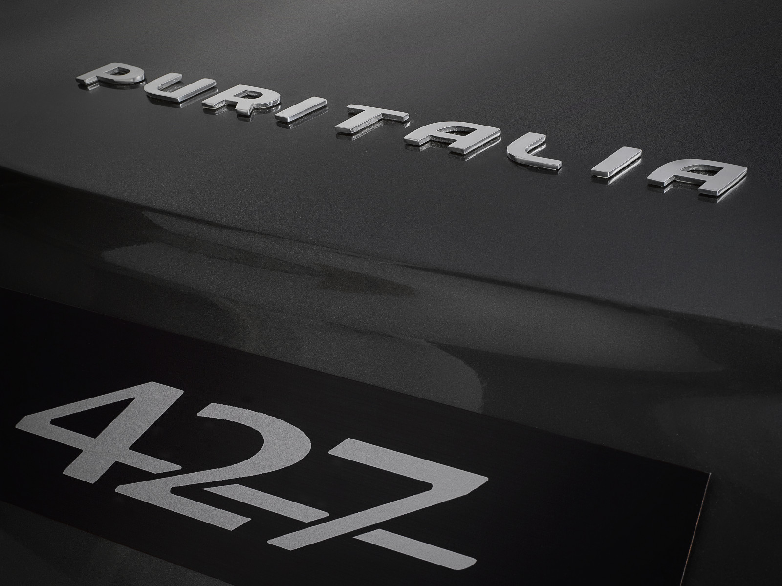 monocromo, auto, veicolo, logo, 2015, marca, netcarshow, netcar, immagini di auto, auto foto, Puritalia, 427, simbolo, emblema, bianco e nero, fotografia in bianco e nero, esterno automobilistico, font, marchio, targa automobilistica