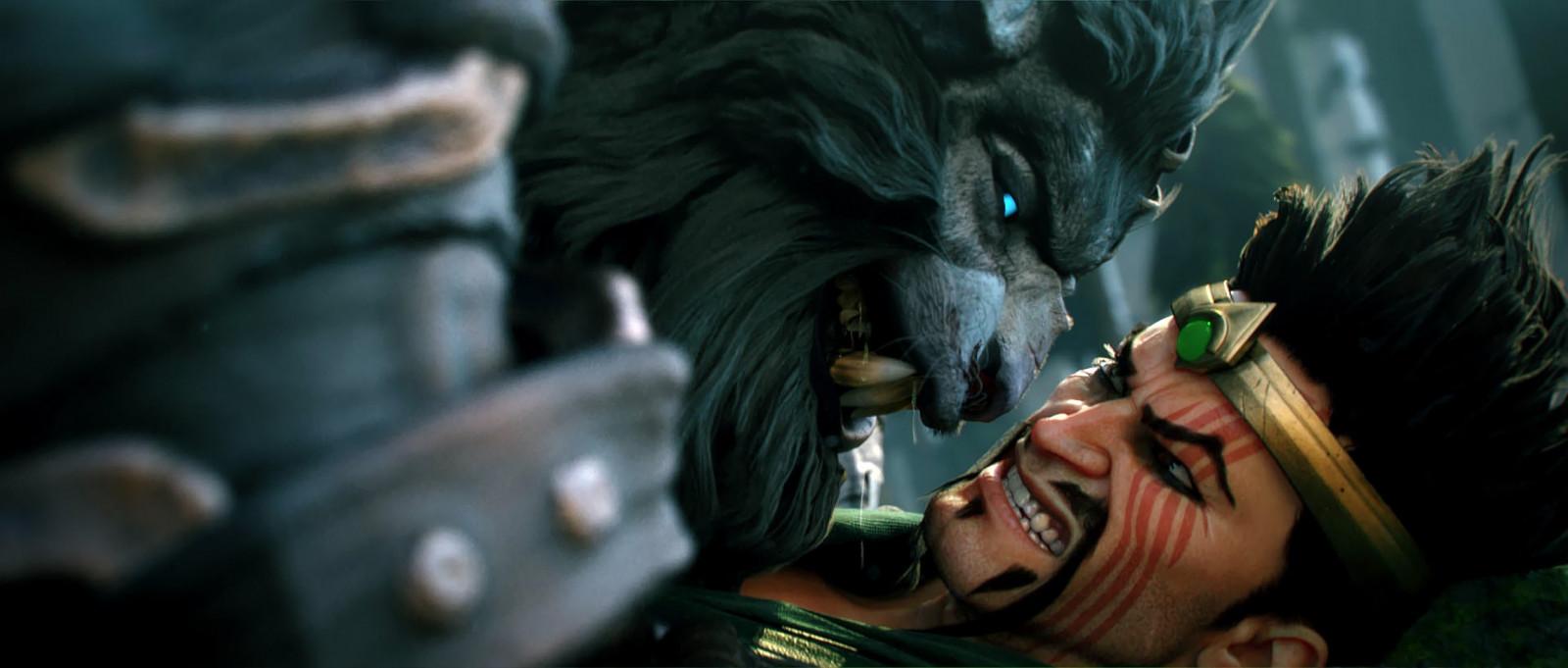 2534x1080 px, Draven, League of Legends, Rengar