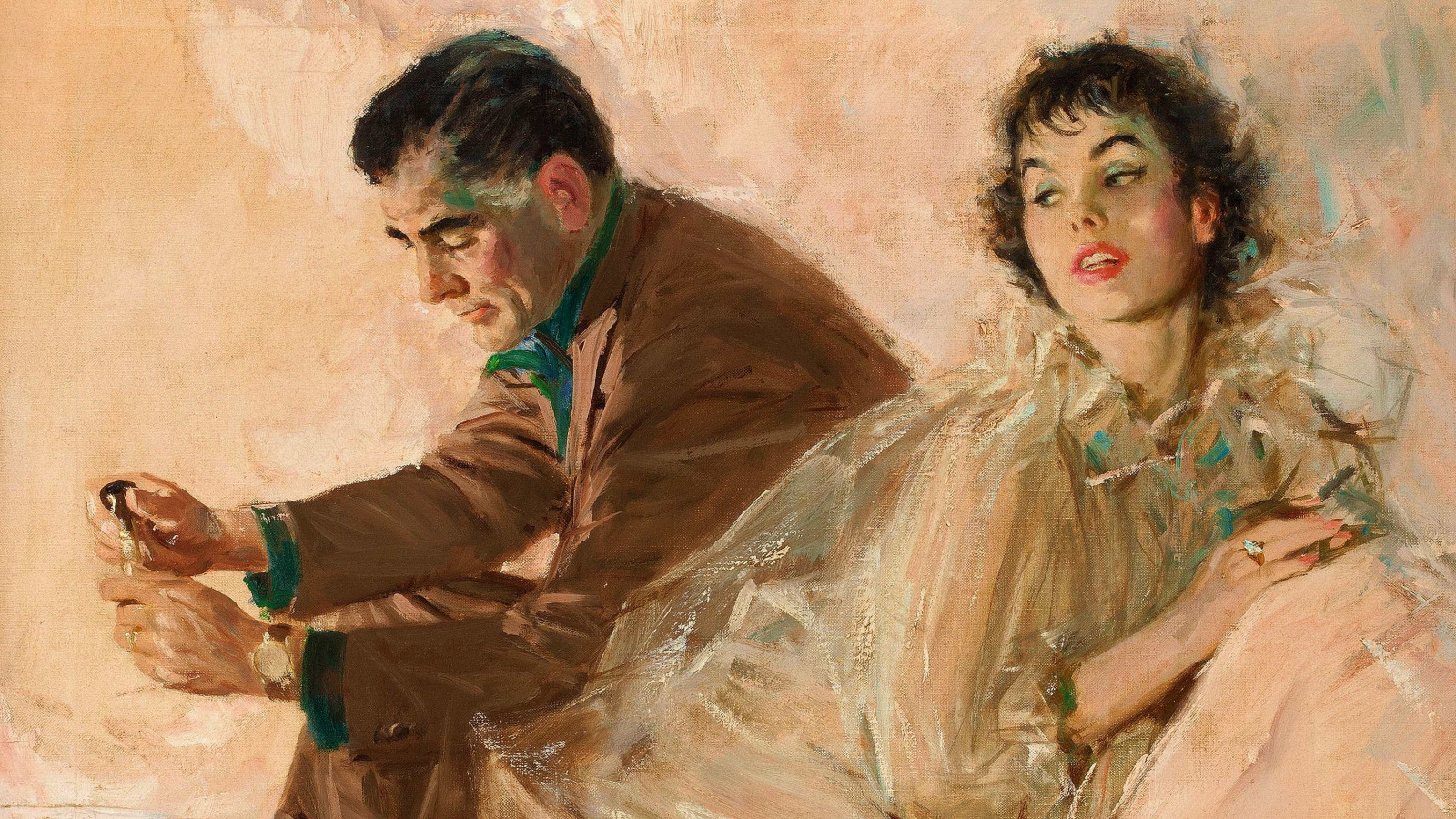 chrám, malování, portrét, mytologie, Coby Whitmore, UMĚNÍ, dáma, dávná historie