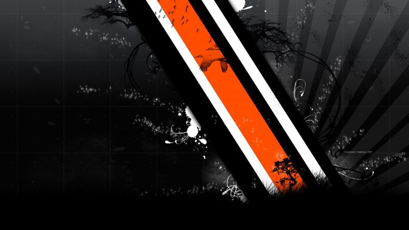 ilustrace, černobílý, text, Černá, abstraktní, oranžový ilustrace, černobílý, text, Černá, abstraktní, oranžový