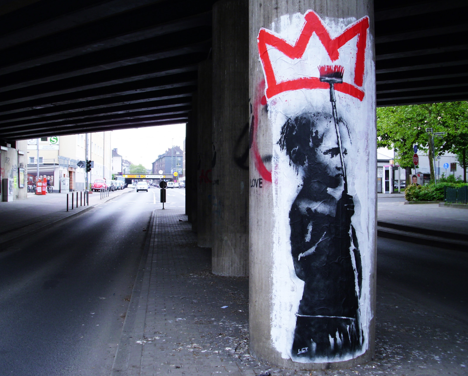 bílý, ulice, silnice, umělecká díla, Německo, grafiti, pouliční umění, povstání, sprej, rebel, UMĚNÍ, pouliční umění, malovat, výstava, umělec, design, moderní, nálepka, šablona, kunst, Dusseldorf, pruh, urban area, pasteup, wheatpaste