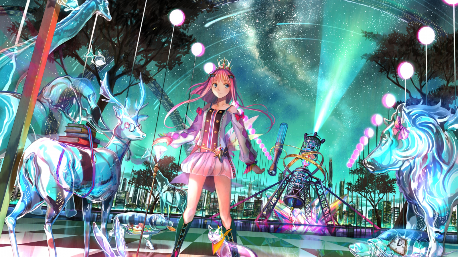 ต้นไม้, กวาง, แมว, สัตว์, เมือง, กลางคืน, อะนิเมะ, หมู, จอด, คันธนู, ดาว, ปลา, หนังสือ, ยีราฟ, ตึกระฟ้า, กระจก, นาฬิกา, จุดไฟ, เต่า, Fuji Choko, floodlight, ม้า, งานเทศกาล, ประสิทธิภาพ, ภาพหน้าจอ, โรงละครดนตรี, สวนสนุก