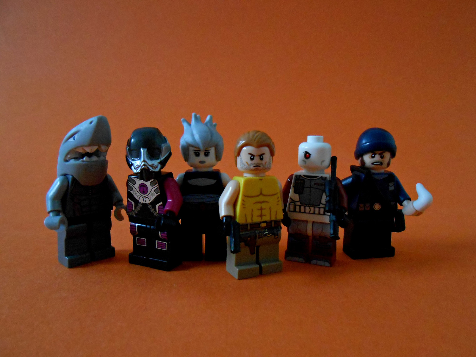 Černá, žralok, pavouk, mráz, král, LEGO, vlajka, sebevražda, stoh, jr, Zabiják, kapitán, četa, Bumerang, Deadshot