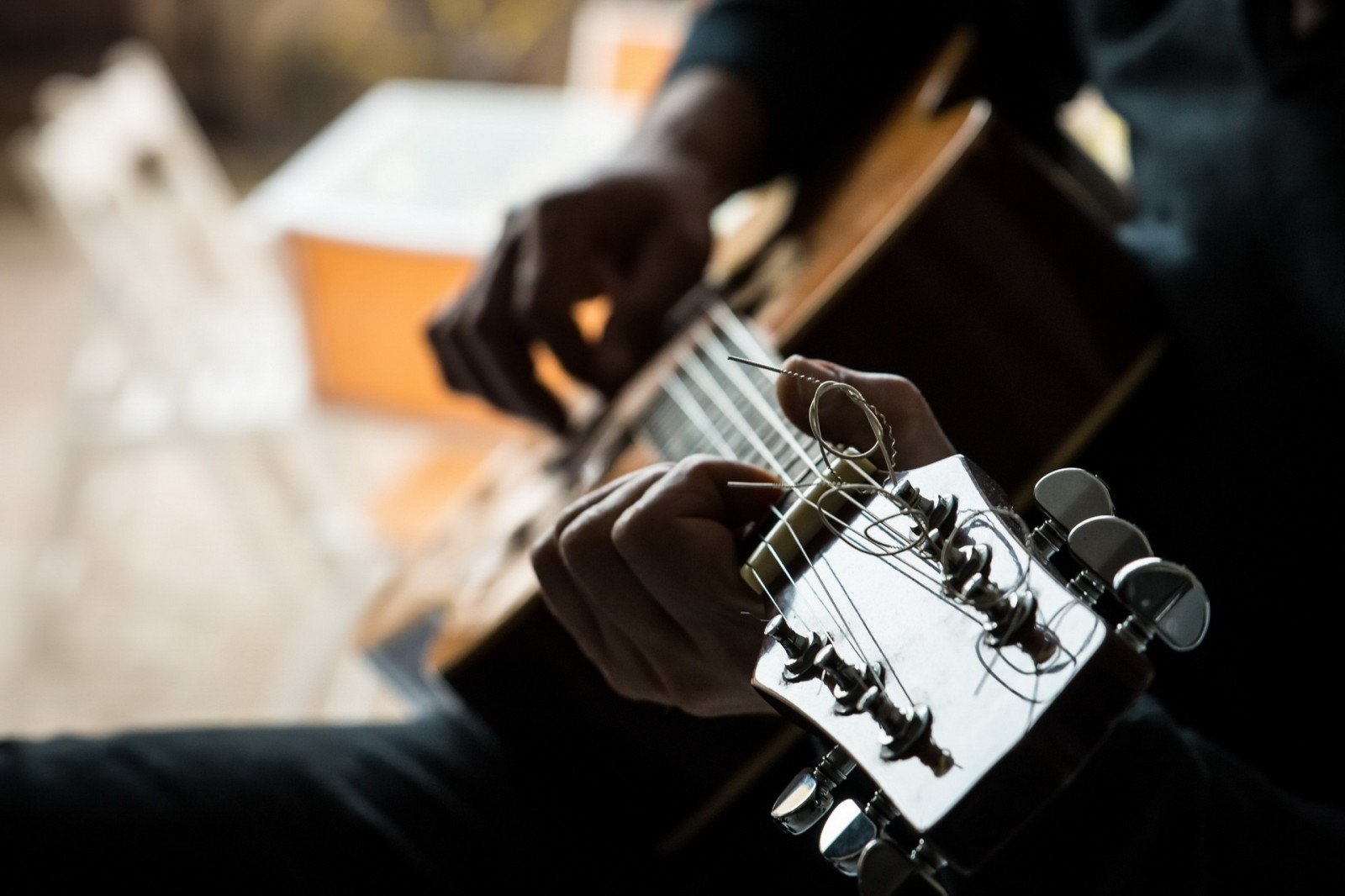 Wallpaper : black, guitar, musical instrument, music, plucked string ...