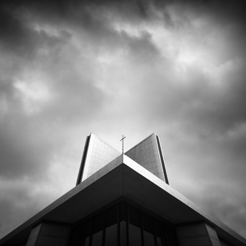lumière du soleil, blanc, noir, Monochrome, architecture, bâtiment