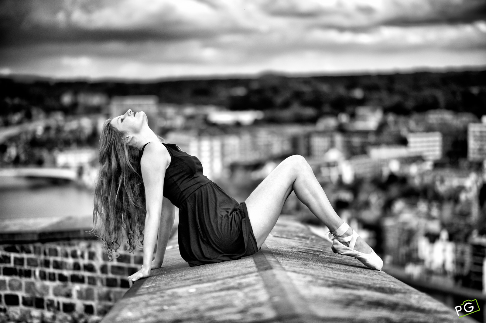 Černý a bílý, tanec, Nikon, balerína, Belgie, noiretblanc, danse, Juliette, ballerine, D700, pixgraphix