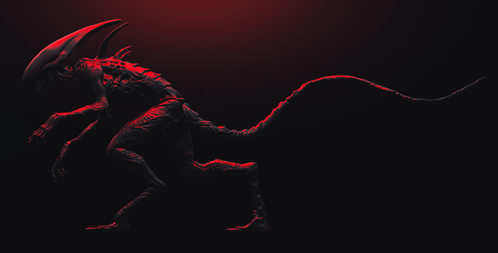 sci-fi, hrůza, stvoření, cizinci, Xenomorph, digitální umění