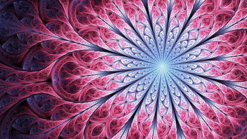 digital art, symmetry, fractal, pattern, texture, red digital art, symmetry, fractal, pattern, texture, red