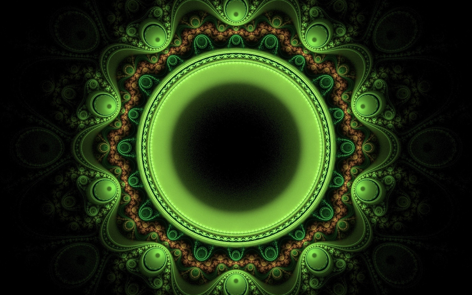 ilustrace, symetrie, zelená, vzor, kruh, UMĚNÍ, tvar, vzory, design, tma, Snímek obrazovky, počítač tapeta, fraktální umění, font, psychedelické umění