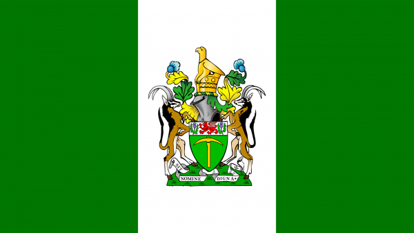 Rhodesia,flag,Simanerikotto,green background,minimalism,animals