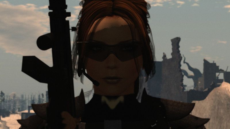 landskab,3D,himmel,kanon,solbriller,briller