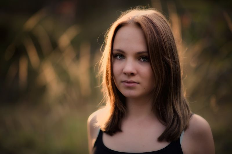 tvář, ženy venku, ženy, model, portrét, dlouhé vlasy tvář, ženy venku, ženy, model, portrét, dlouhé vlasy