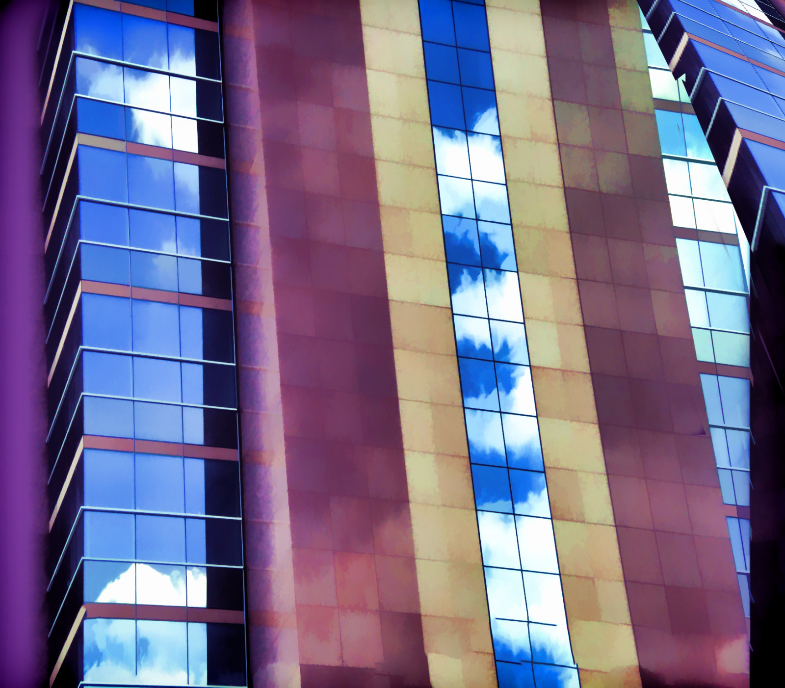 finestra, architettura, costruzione, riflessione, fotografia, simmetria, grattacielo, blu, bicchiere, mescolanza, effetti, Brasile, interior design, 2013, splendente, ARTE, colore, foto, strati, forma, linea, digitale, facciata, cs5, artdigital, exoticimage, per finestre, illuminazione diurna, cleide, softtextures, neatartii