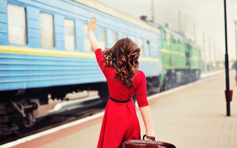 women, model, brunette, red, train, street women, model, brunette, red, train, street
