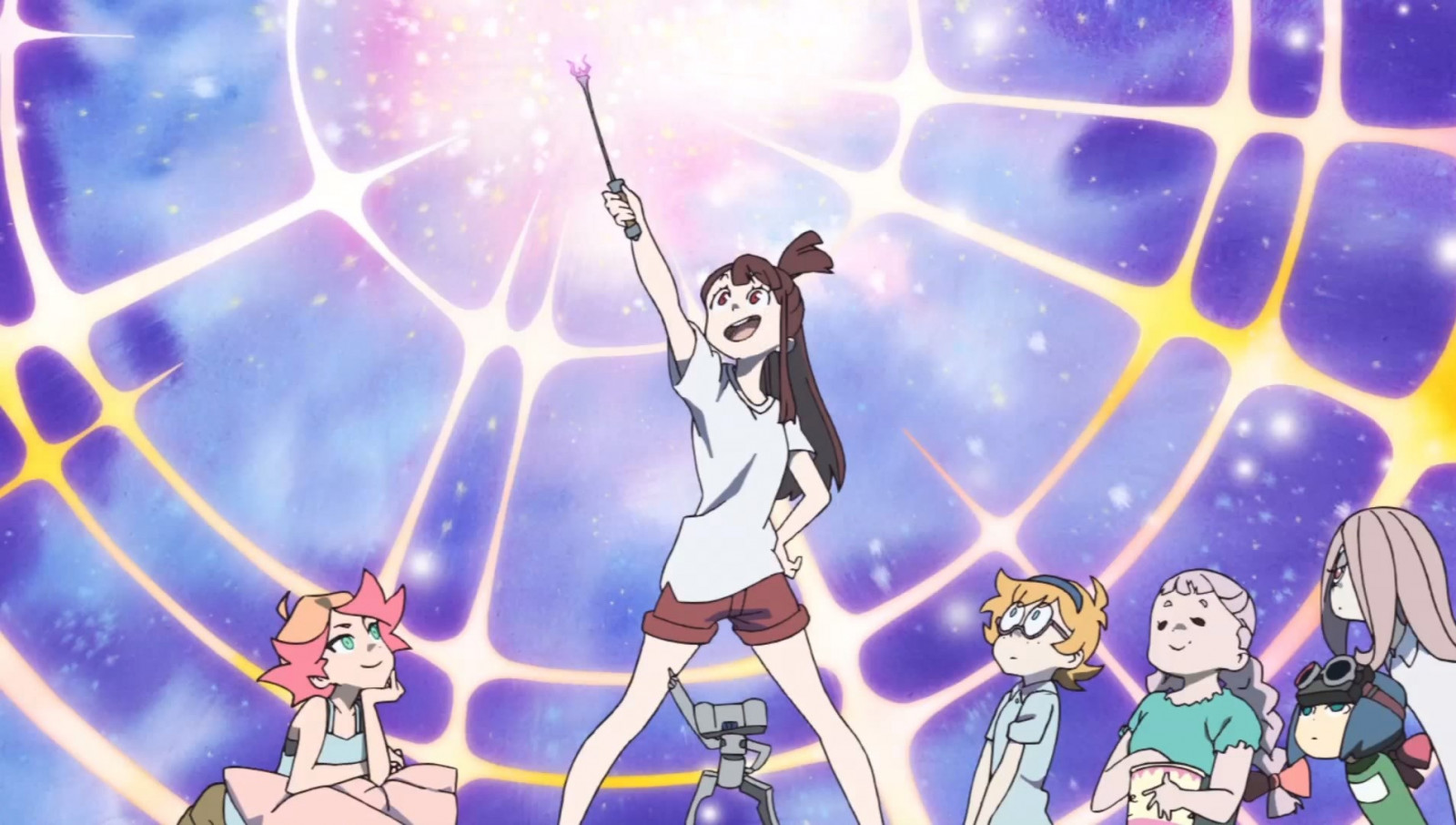 Wallpaper : anime, cartoon, Little Witch Academia, screenshot, computer