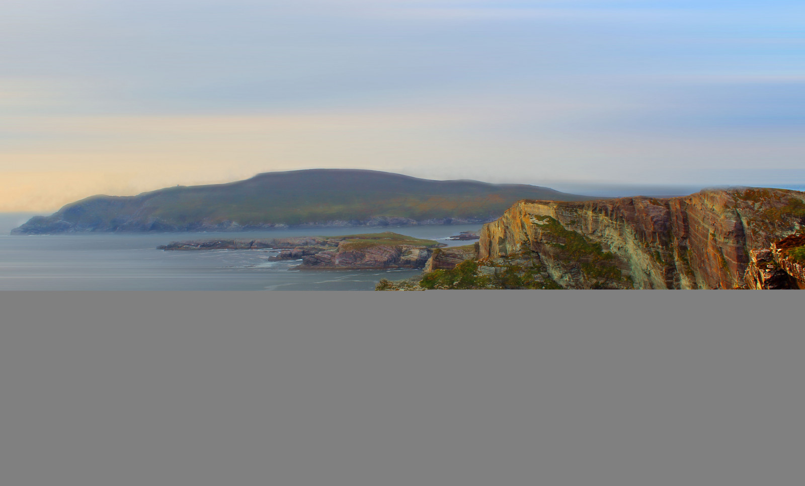 Irsko, moře, útes, costy, ostrov, mar, Kerry, Isla, Acantilado, Irlanda