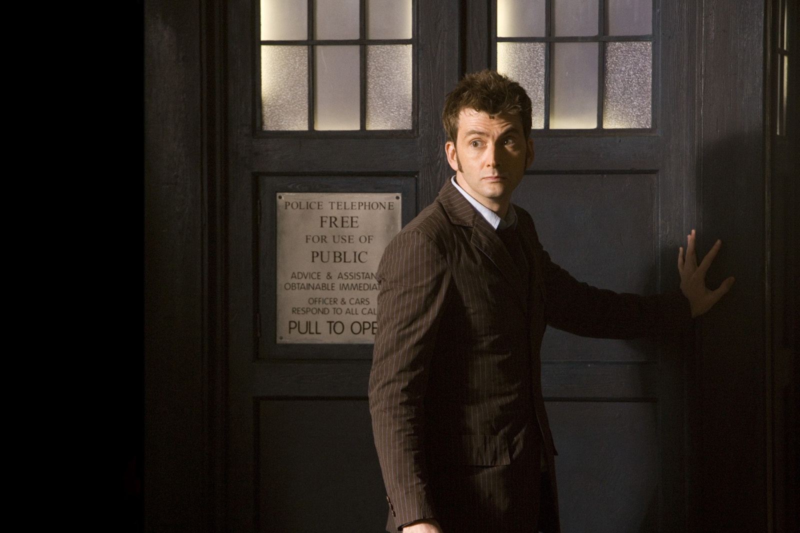 Signore, Dottor chi, TARDIS, David Tennant, decimo Dottore, completo da uomo, immagine dello schermo, 2000x1333 px