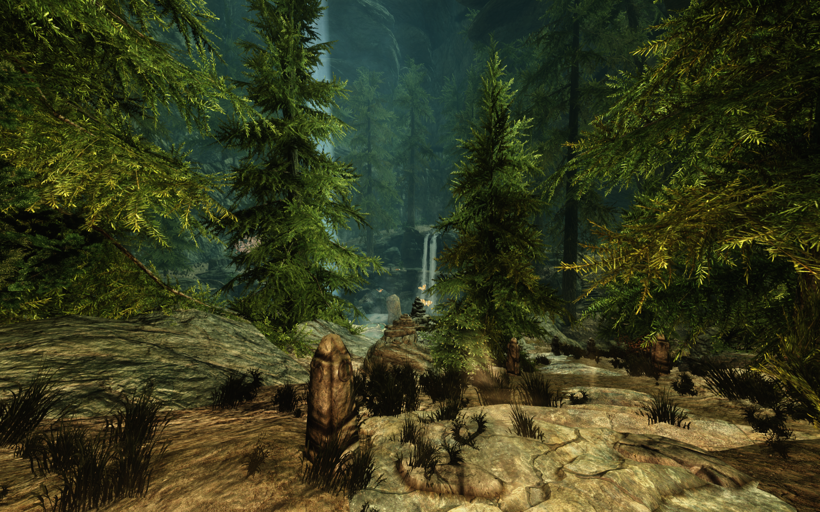 The Elder Scrolls V Skyrim, пейзаж, снимка на екрана, RPG, PC игри