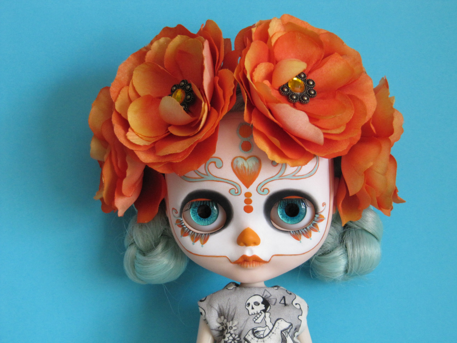 Wallpaper : tengkorak, boneka, pabrik, teater topeng, bunga potong