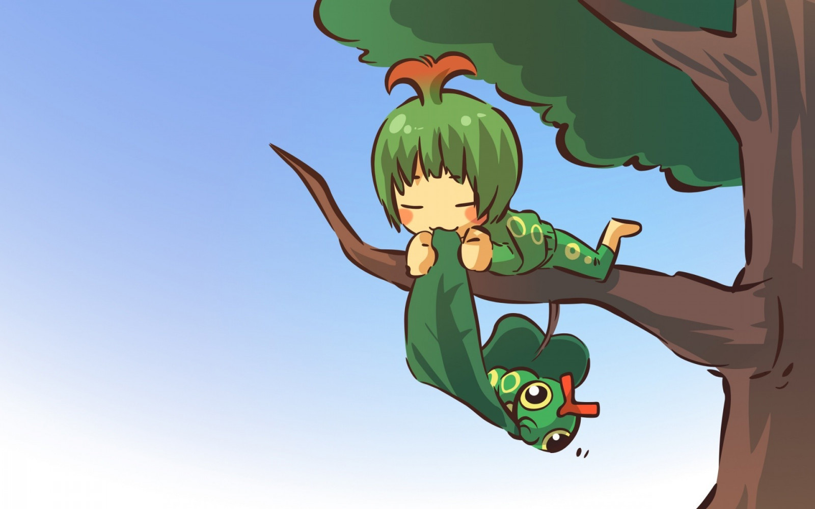 Wallpaper illustration, anime, cartoon, jungle, Hitec, screenshot, 1920x1200 px 1920x1200