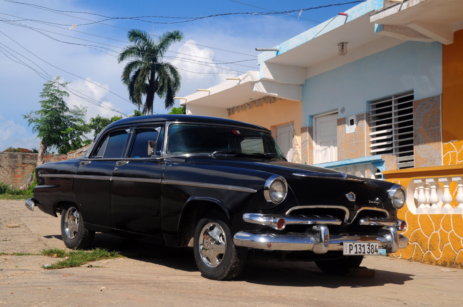 Kuba, chróm, Trinidad, Vyhnout se, frontyard, KINGSWAY