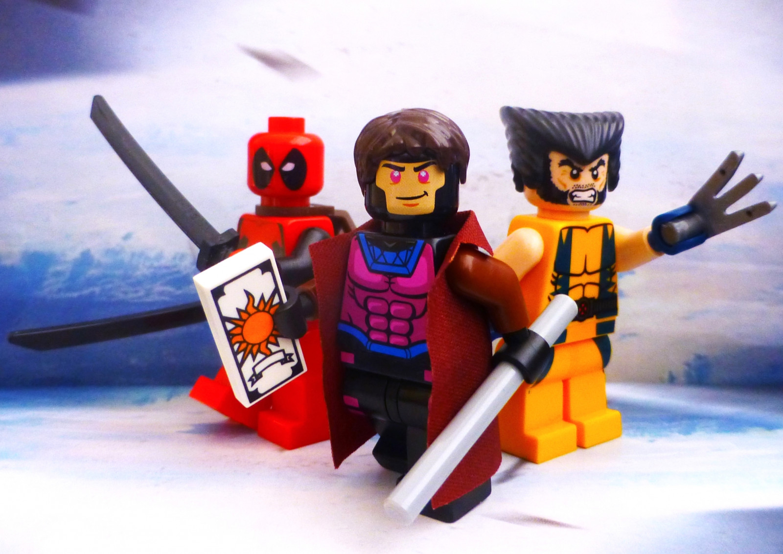 Rosomák, LEGO, super hrdina, Hračka, Fénix, komiks, Deadpool, Zvyk, Gambit, super, Taylor, zázrak, minifigs, minifigures, minifigure, fiktivní postava, akční figurka, minifig, hrdinové, xmen, remy, kýč, Hugh, Jackman, Lebeau