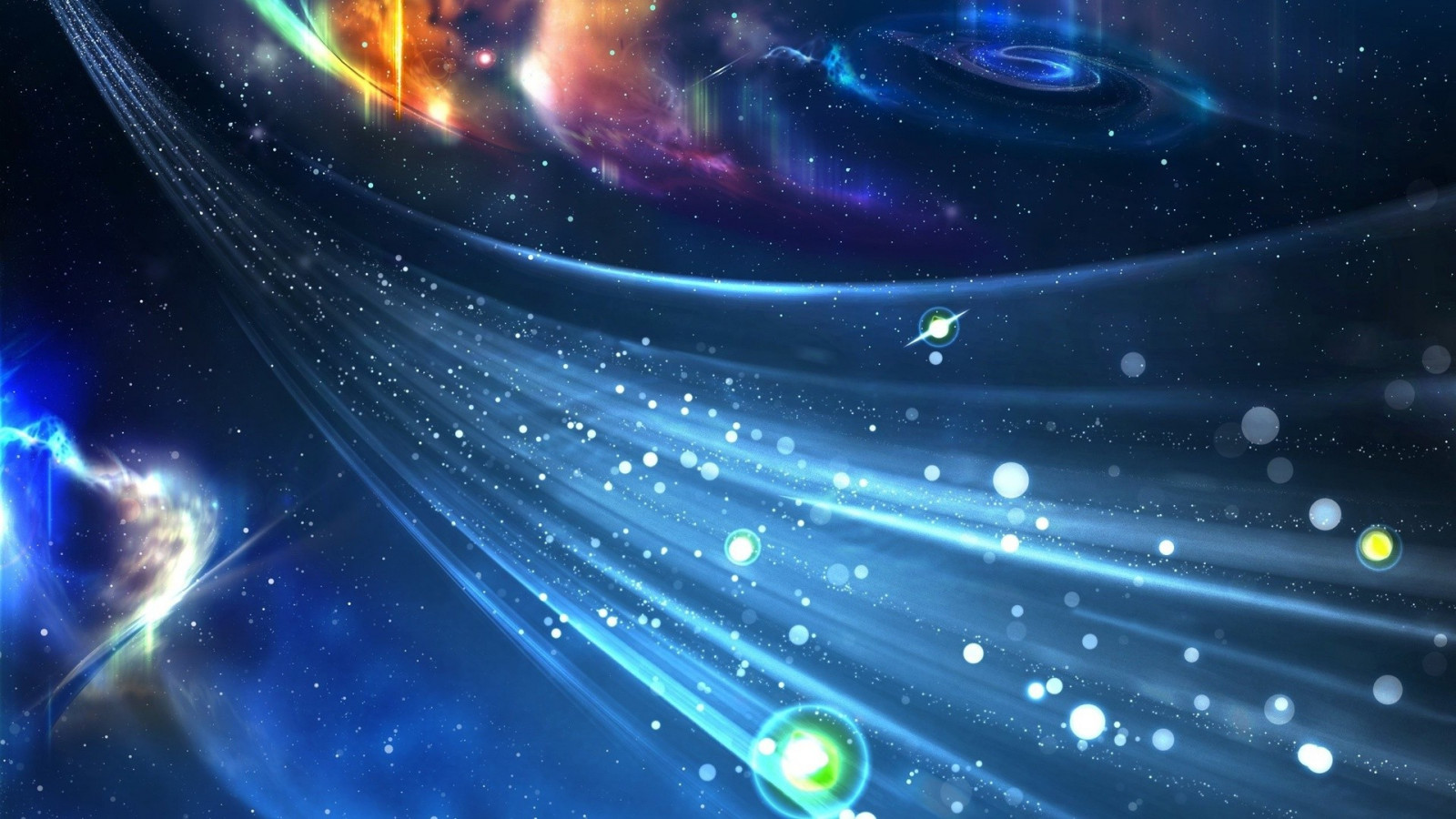 Digital kunst, abstrakt, galakse, gengive, plads, himmel, stjerner, glødende, jorden, CGI, stjernetåge, atmosfære, prikker, univers, skærmbillede, 1920x1080 px, computer tapet, atmosfære af jord, specielle effekter, ydre rum, himmellegeme, visual effects