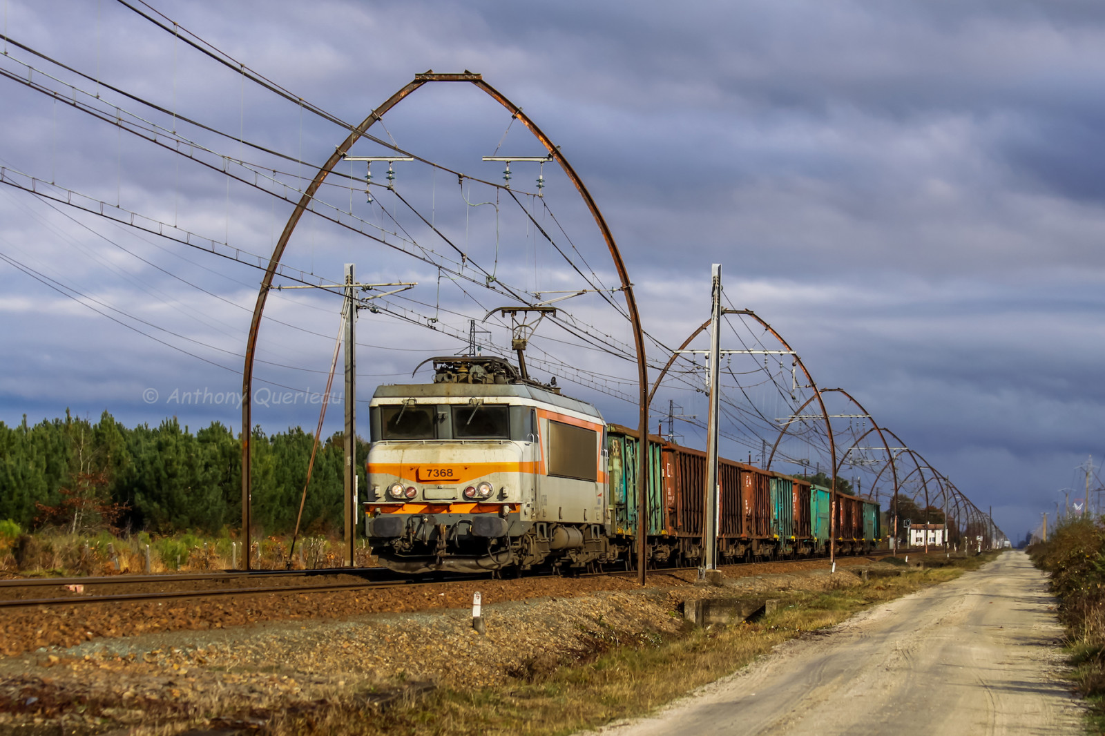 vozidlo, vlak, doprava, lokomotiva, elektřina, SNCF, 2009, dráha, vagón, aquitaine, Gironde, bb, 16, novembre, pozemní vozidla, veřejná doprava, železniční doprava, kolejová vozidla, železniční vůz, Ferroviaire, rozčilovat se, voie, bb7200, bb7368, 7368, 84469, bordeauxhourcade, Morcenx, croixdhins