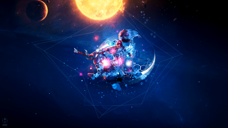 illustration, space, League of Legends, nebula, universe, screenshot illustration, space, League of Legends, nebula, universe, screenshot