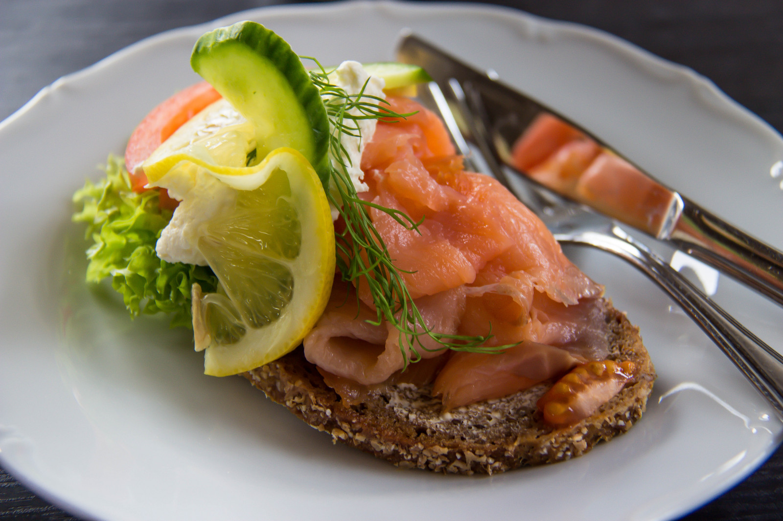 jídlo, Ryba, plody moře, sendvič, losos, LAXNÍ, sm rg s, jídlo, vellingeblomman, farmoridascaf, kuchyně, jídlo, vyrobit, zeleninový, bruschetta, hors d dílo, uzený losos