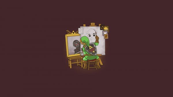 illustration,cartoon,video games,simple background,text,logo
